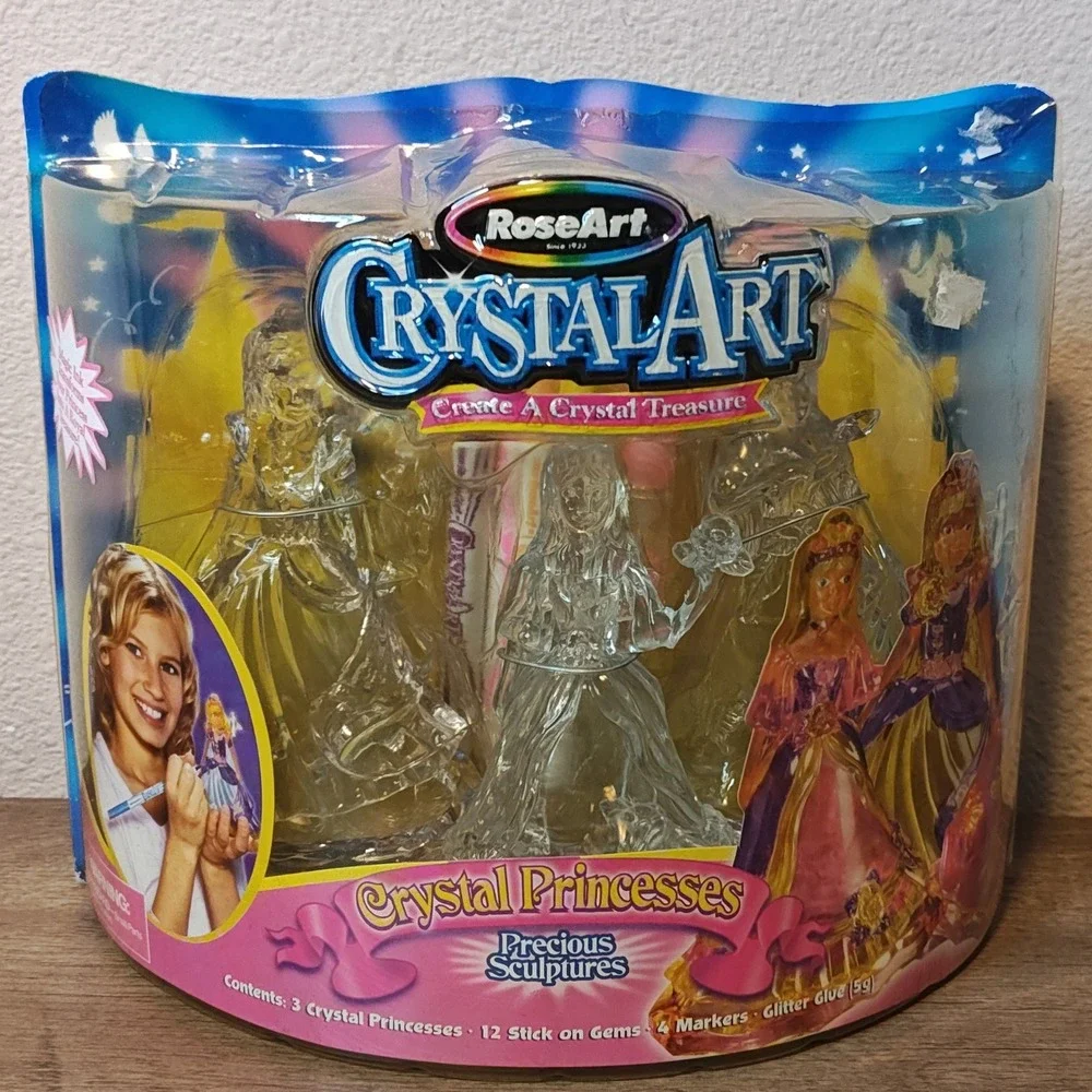 RoseArt Crystal Art Precious Sculptures Multi Princess Craft Kit 5619